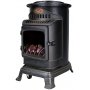 Flame gas stove 3kW Real Black Provence