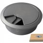 Pasacable lid c / spring 60mm gray