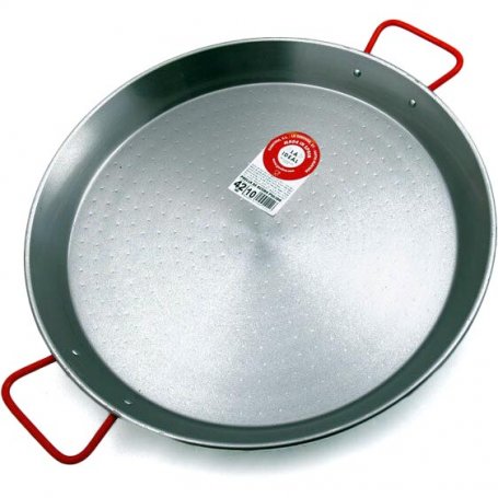 Valencian paella pan polished 42cm The Ideal