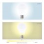Pack of 4 Smart WiFi standard LED lamps E27 8W 3000K-6500K RGB GSC Evolution