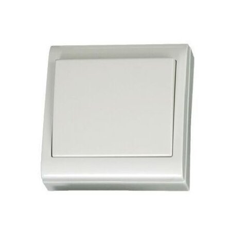White surface 10a 80x80mm switch 250v gsc