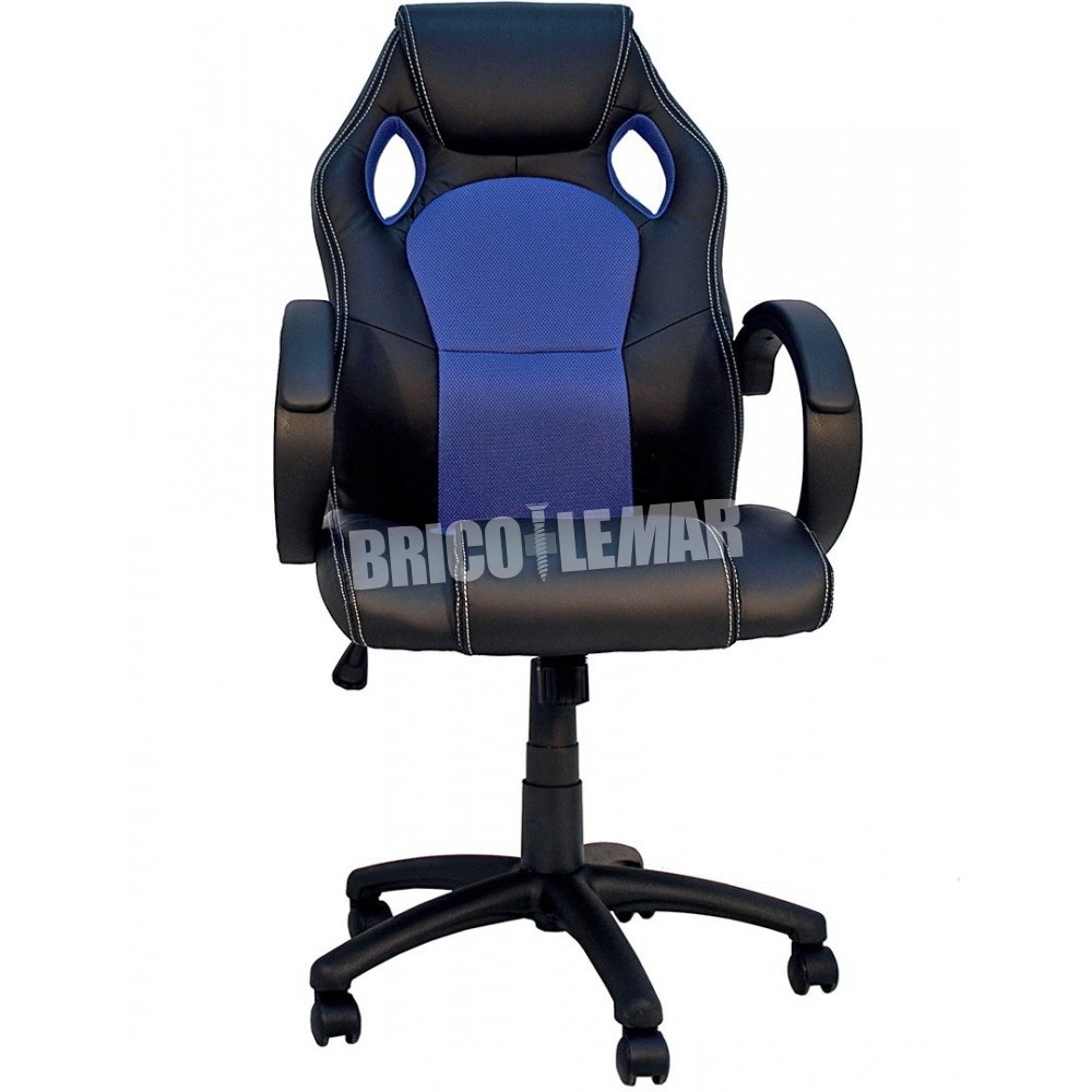 Gaming Chair Olimpia Black Blue Furniture Style Bricolemar