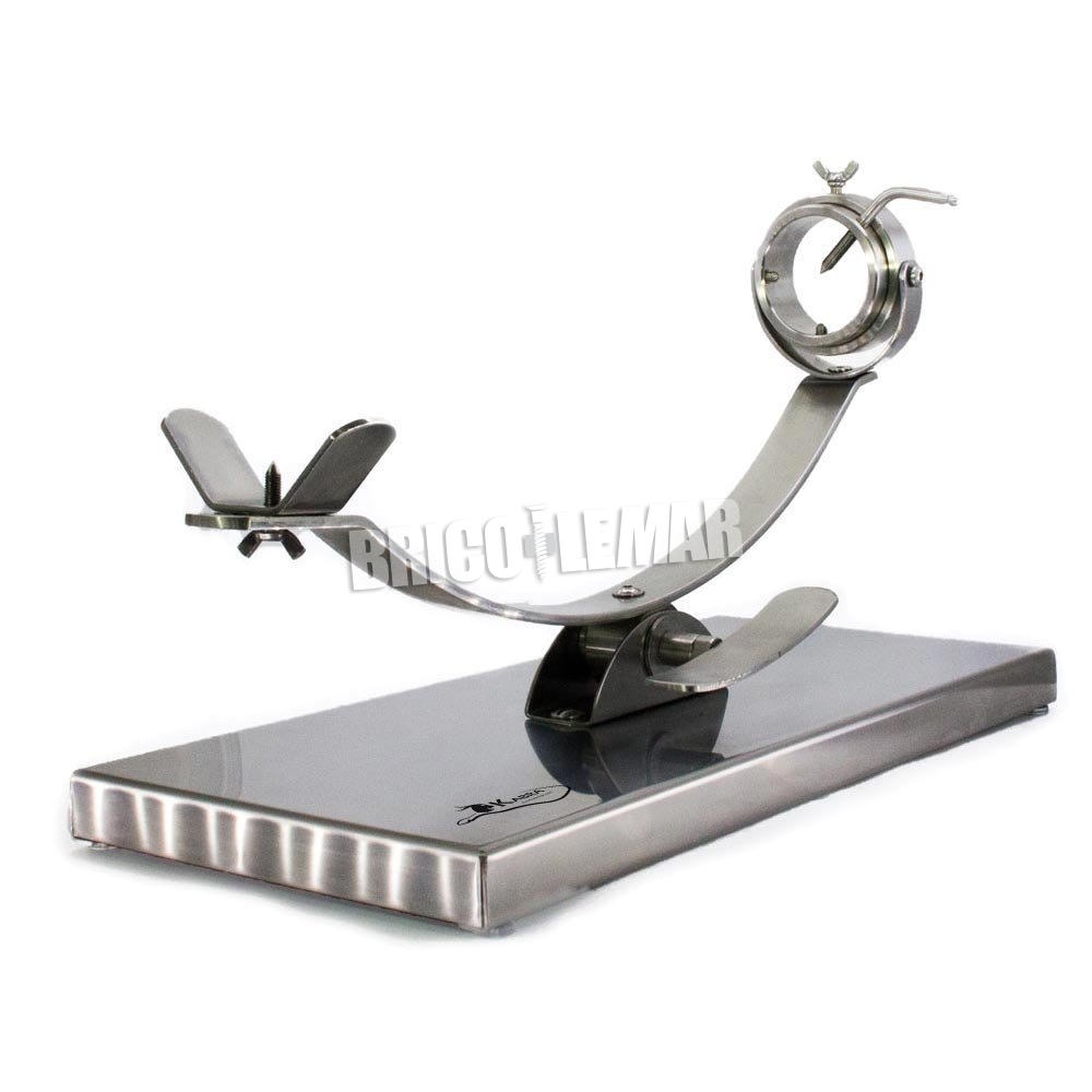 Set Profesional Jamonero Inox + cuchillos Arcos