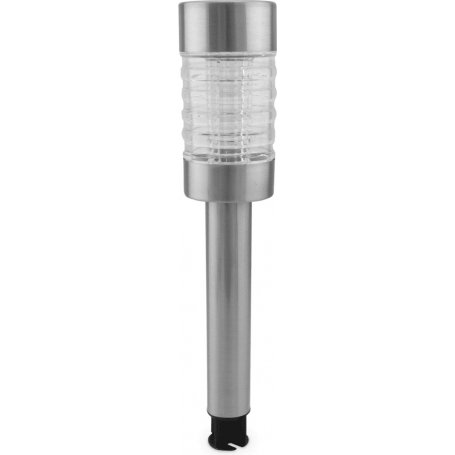 Set of 12 solar stakes LED torch satin nickel GSC Evolution