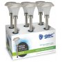 Set of 6 LED solar stakes Bouquet Deck satin nickel GSC Evolution