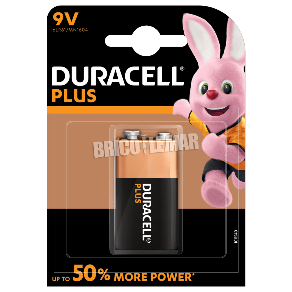 DURACELL Batterie Industrial Alkaline MN1604 2022 6F22 6LR61 9V-Block 1er-bulk 