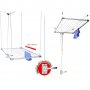 Rack extensible roof with clamps monoblock crank + 40 Cuncial