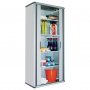 Easy Roll cabinet resin AP02 4 shelves sliding doors 79x39x164 gray Maiol