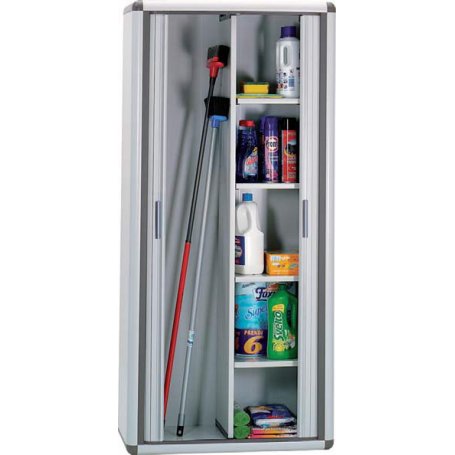 Easy resin cupboard sliding doors Roll AP03 escobero 79x39x164 gray Maiol