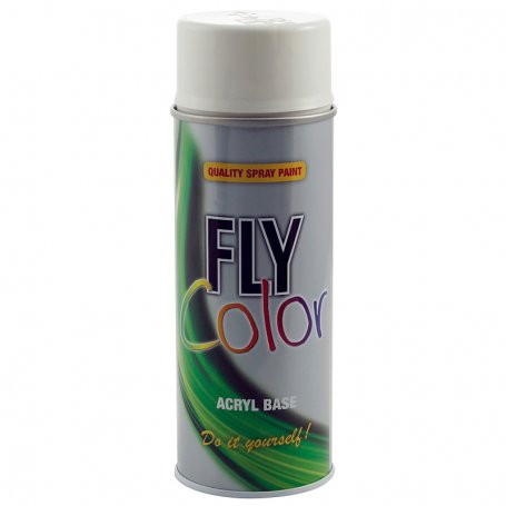 Fly spray paint ral 9010 white matt (400ml bottle) motip
