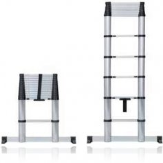 Aluminum telescopic ladder rungs 3.8m 12 Werku WK700150