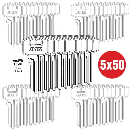 Serreta key group A mod TE-8I 5 boxes of 50 JMA