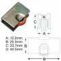 High INALSA wheel bearing metal box 12 units Cufesan 3083