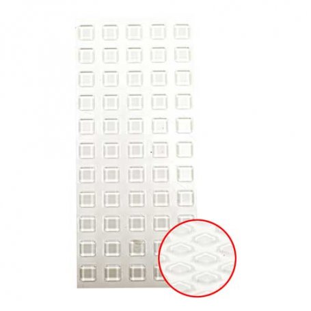 Transparent adhesive tear 10x10x2.5mm (blister 55 units) micel
