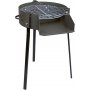 Barbecue round with supports 500x810mm FCDB