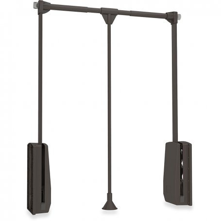 Folding hanger for adjustable 450-600mm steel cabinet moka Color Emuca