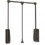 Folding hanger for adjustable 600-830mm steel cabinet moka Color Emuca