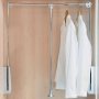 Folding hanger for adjustable chromed steel cabinet 830-1150mm Emuca