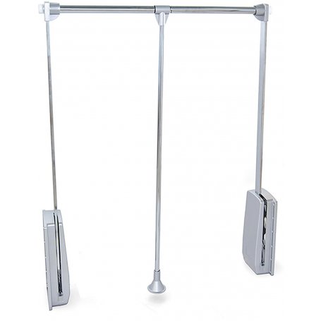 Folding hanger for adjustable chromed steel cabinet 830-1150mm Emuca