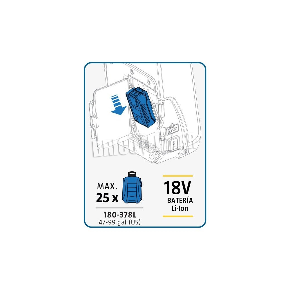 Pulverizador a sales bateria matabi