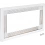 Microwave module frame 600mm white plastic Emuca