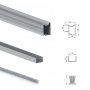 Sliding system for rolling doors cabinet 2 lower thickness 18mm aluminum profiles Emuca
