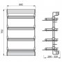 Removable side shoemaker interior right mounting moka colored steel cabinet Emuca