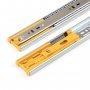5 sets of drawer runners soft lockdown extraction 45x300mm Galvanized Emuca