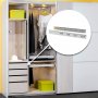 5 sets of drawer runners soft lockdown extraction 45x300mm Galvanized Emuca