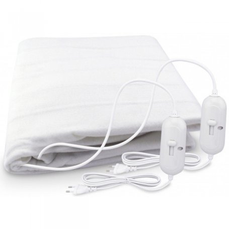 Double Electric Blanket 160x140cm 2x60W white polyester GSC Evolution