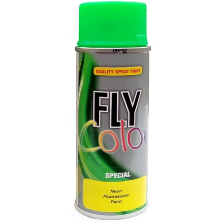 Fly fluorescent green paint spray 200ml Motip
