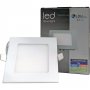 Lot 6 6W downlight led 480lm 6000k white square LDV Lighting