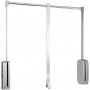 folding hanger adjustable cabinet 830-1150 mm to 12 kg Color chromed steel Emuca