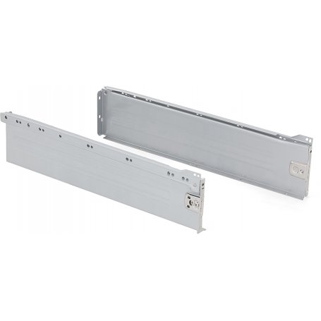 Kit Ultrabox kitchen drawer height 150mm depth 500mm steel gray metallic Emuca