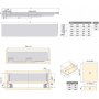 Kit Concept kitchen drawer height 105mm depth 300mm white steel soft close Emuca