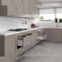 Kit Concept kitchen drawer height 138mm depth 450mm white steel soft close Emuca