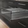 Kit drawer Vertex kitchen or bathroom 500mm 93mm to 900mm height steel anthracite module Emuca