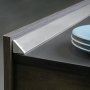 Tuft triangular kitchen accessories plastic satin anodized 4.7m Emuca