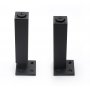 Corner cabinet foot adjustable 100-110mm black plastic 4 pcs. Emuca