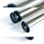 Game table 4 legs for adjustable 830-850mm Ø60mm satin nickel steel Emuca