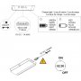 Rechargeable LED Motion Sensor 4000K metallic gray plastic Emuca