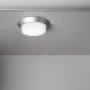 LED spotlight 6500K plastic surface Ø100mm metallic gray Emuca