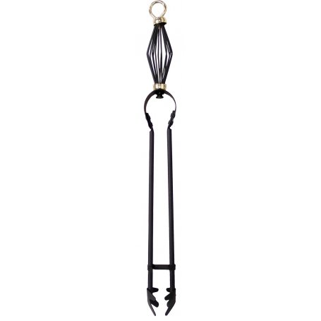 Fireplace tong black gold 52,5cm Maiol