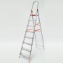 Semiprofessional aluminum ladder 8 steps Proline DOMIN08 Plabell
