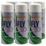 Fly spray paint matt white RAL 9010 Color 6 400ml cans Motip