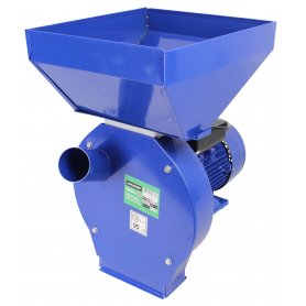 electric mill grain and corn cob grinder hopper 1100W 320x305mm Mader