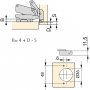 Lot 10 angled hinges close cup Ø35mm smooth opening Euro 165th supplements Emuca