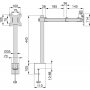 Monitor stand 13 "to 32" to tilt and swivel table to 8kg Emuca