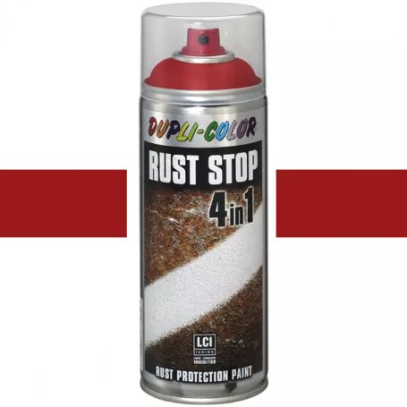 Spray anti-rust paint Rust Stop 400ml Dupli Color glossy red fire
