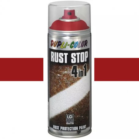 Spray anti rust paint Rust Stop 400ml Dupli Color glossy red